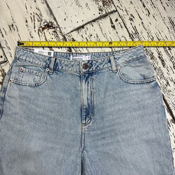 Garage Denim 90s Straight Droit Annees Jeans Size 13 Short Britney Blue - Picture 4 of 8
